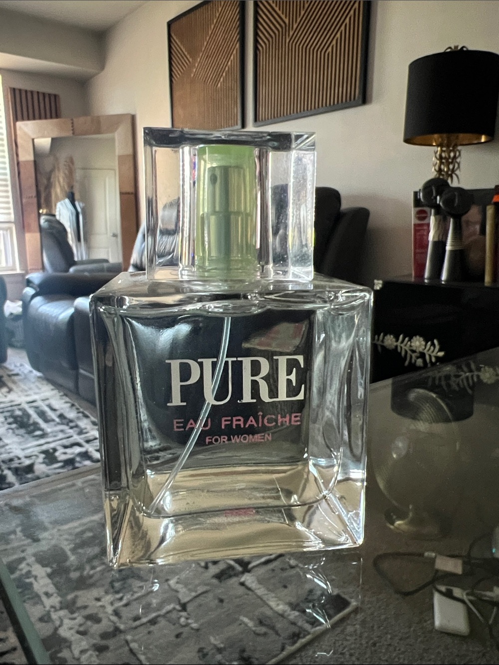 Pur Eau Fraîche for Women — Clear Bottle with Green Accent